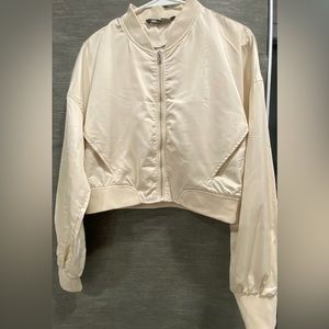 Zara cropped bomber jacket